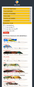 LUDOJ2S - module de recherche multicriteres de jeux de société LUDOJ2S - module de recherche multicriteres de jeux de société